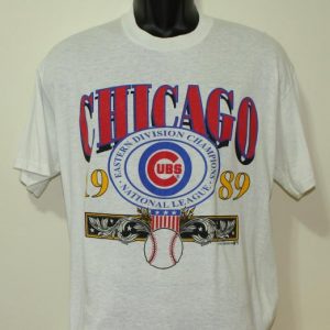 Chicago Cubs 1989 NL East Champs vintage t-shirt XL