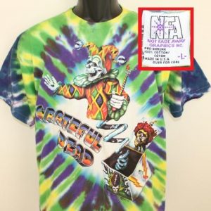 Grateful Dead Jack-in-the-box vtg tie-dye tee L 90s 1993