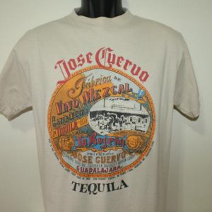 Jose Cuervo Tequila vintage 80s beige t-shirt Medium cotton