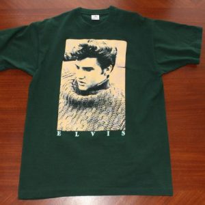 Elvis Presley vintage forest green t-shirt M/L