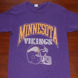 Minnesota Vikings vintage purple Champion t-shirt M/S