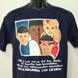 WTF Racist All Children Can Learn Iowa vintage t-shirt L