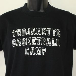 Trojanette Basketball Camp vintage Velva Sheen t-shirt L/M