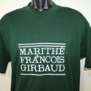 Marithe & Francois Girbaud designer vintage green t-shirt XL