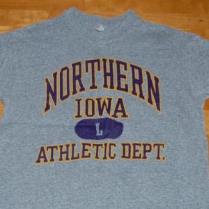 RAYON Northern Iowa Athletic Dept vintage t-shirt M/L