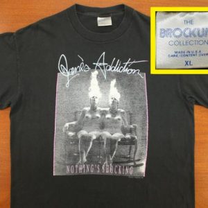 Jane's Addiction Nothing's Shocking vtg tee Short L/XL black