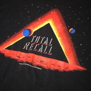 Vintage Early 90's Total Recall Promo T-Shirt 1990