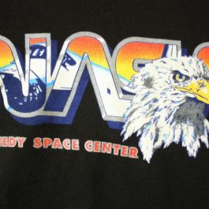 Vintage Nerdy NASA Kennedy Space Center w/ Eagle T-Shirt