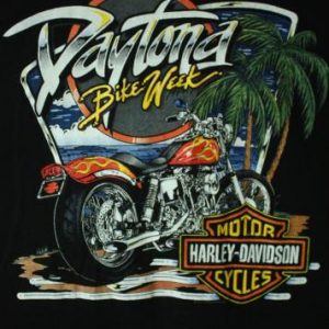 Vintage 4XL!!! Harley Davidson Bike Week 95 T-shirt