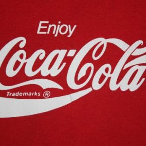 Vintage Enjoy Coca Cola Coke Youth Foundation T-Shirt