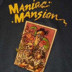 Vintage 1980s Lucasfilm Maniac Mansion sweatshirt.