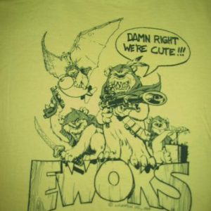 Return of the Jedi "Ewoks" ILM crew shirt.