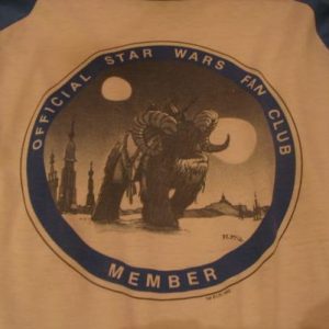 Star Wars Fan Club t-shirt.