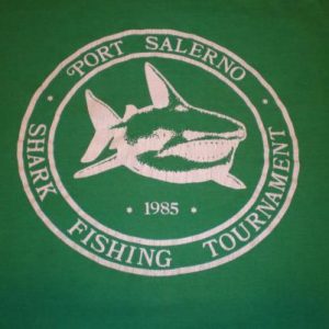 Vintage Shark Fishing Tournament T-Shirt Port Salerno