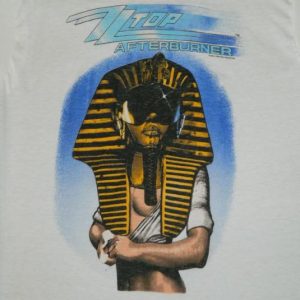 Vintage ZZ TOP CREW ONLY 1986 Afterburner Tour T-Shirt