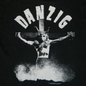 Vintage DANZIG UNCENSORED 1990 T-Shirt