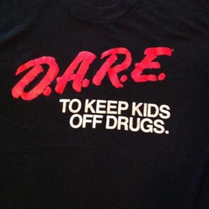 Vintage D.A.R.E. TO KEEP KIDS OFF DRUGS T-Shirt 80s dare