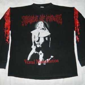 Vintage VESTAL MASTURBATION CRADLE OF FILTH L/S T-Shirt 90s