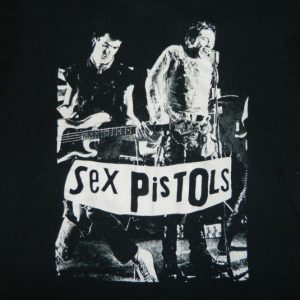 Vintage SEX PISTOLS 80S GOD SAVE THE QUEEN T-Shirt 2-sided