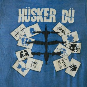 Vintage HUSKER DU 1983 EVERYTHING FALLS APART PROMO T-SHIRT