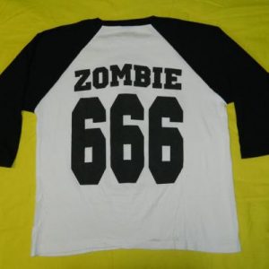 Vintage WHITE ZOMBIE 666 JERSEY 90S T-Shirt tour concert