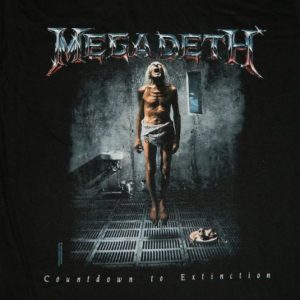 Vintage NOS MEGADETH COUNTDOWN TO EXTINCTION TOUR T-Shirt