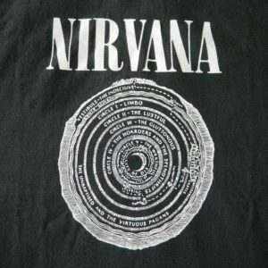 Vintage NIRVANA FUDGE PACKIN DANTES INFERNO T-SHIRT 90s XL