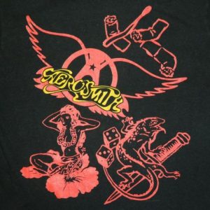 Vintage Aerosmith 1988 Permanent Vacation Tour T-shirt