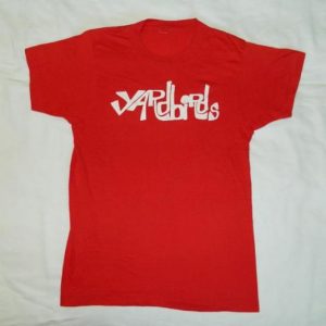 Vintage THE YARDBIRDS 70S T-Shirt 80s led zeppelin