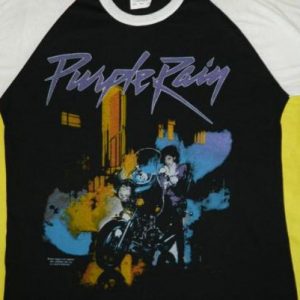 Vintage PRINCE PURPLE RAIN SMALL 1984 Tour JERSEY T-Shirt