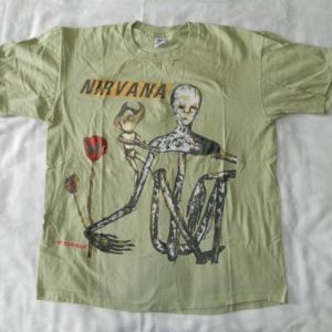 Vintage NIRVANA INCESTICIDE 1993 ORIGINAL T-Shirt tour