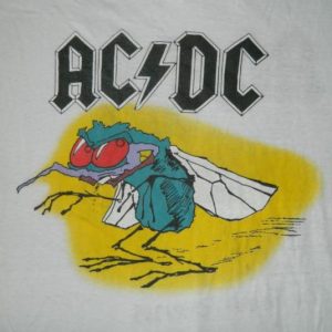 Vintage AC/DC 1985 FLY ON THE WALL TOUR T-Shirt Muscle Tee