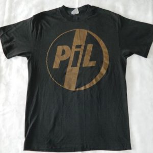 Vintage PIL 1987 HAPPY? TOUR T-Shirt JOHNNY ROTTEN 80S