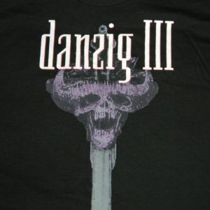 NOS DANZIG III PROMO T-SHIRT Vintage 1992 HOW THE GODS KILL