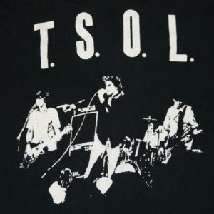 Vintage TSOL 80s Original T-Shirt XL t.s.o.l. Punk