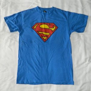 Vintage SUPERMAN L 80S T-SHIRT GRAPHITTI DC COMICS