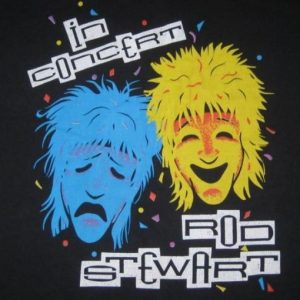 vintage ROD STEWART 1988 OUT OF ORDER TOUR T-Shirt 80s