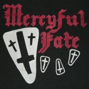 Vintage MERCYFUL FATE 80s T-Shirt Screen Stars XL