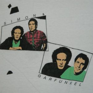 vintage SIMON & GARFUNKEL 1983 SUMMER TOUR T-Shirt 80s folk