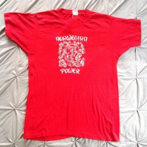 Vintage NORWEGIAN POWER 80s T-Shirt Norway