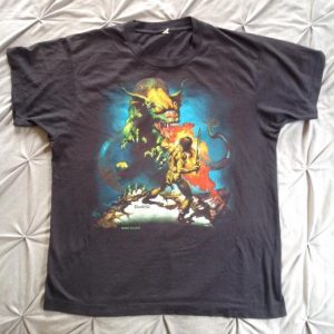 Vintage BORIS VALLEJO Fantasy T-Shirt 80s dragon print