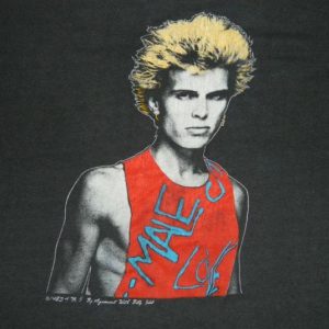 Vintage BILLY IDOL 1983 REBEL YELL TOUR T-SHIRT XL