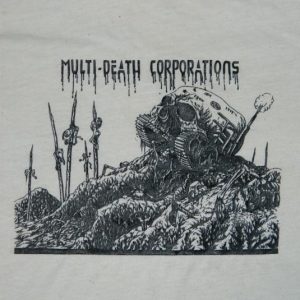 Vintage MDC 1983 MULTI-DEATH CORPORATIONS T-Shirt Tour 80s