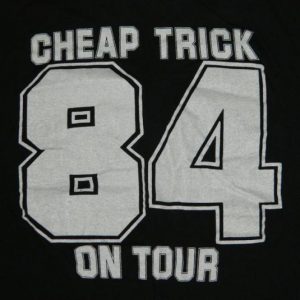 Vintage CHEAP TRICK 1984 NEXT POSITION PLEASE TOUR T-Shirt S