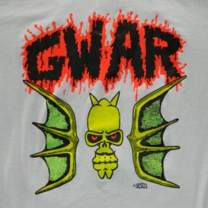 Vintage GWAR TOUR T-SHIRT rigor mortis concert