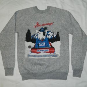 Vintage SPUDS MACKENZIE 80S BUD LIGHT SWEATSHIRT t-shirt