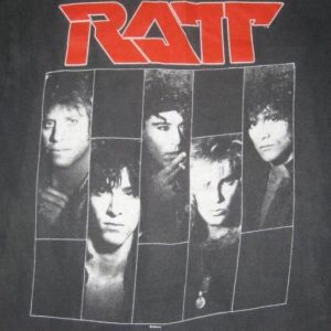 vintage RATT 1987 DANCING UNDERCOVER Tour T-Shirt concert