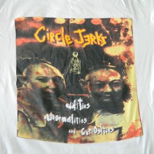 Vintage CIRCLE JERKS 1995 North American Tour T-shirt MINT!