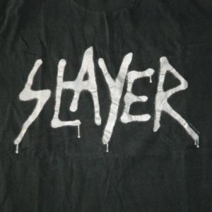 Vintage SLAYER UNDISPUTED ATTITUDE 1996 PROMO T-Shirt 90s