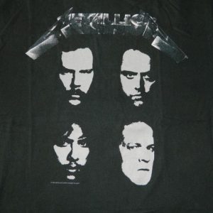 Vintage METALLICA THE BLACK ALBUM 90S T-SHIRT